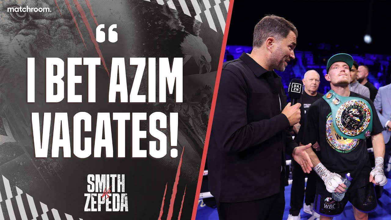 “Adam Azim, Where You At?”- Dalton Smith & Eddie Hearn Call For European Title Clash After Zepeda KO background