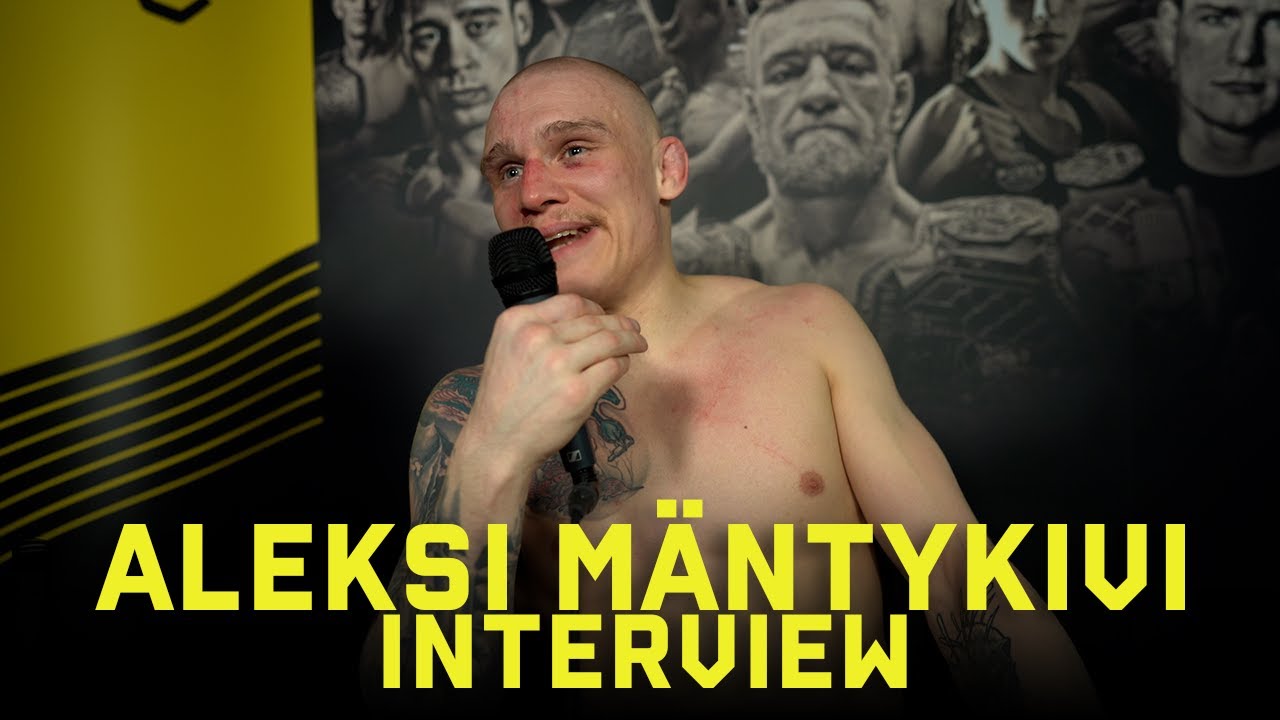 Aleksi Mäntykivi post-fight interview: CW 136