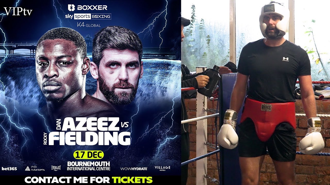 Rocky Fielding out to become a 2 weight British Champion, when he takes on Dan Azeez on Dec 17th background