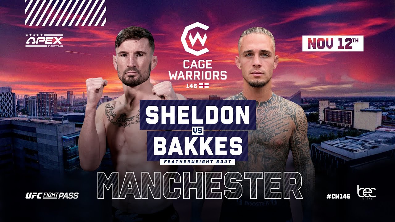 CW 146: Antonio Sheldon vs Jordy Bakkes background