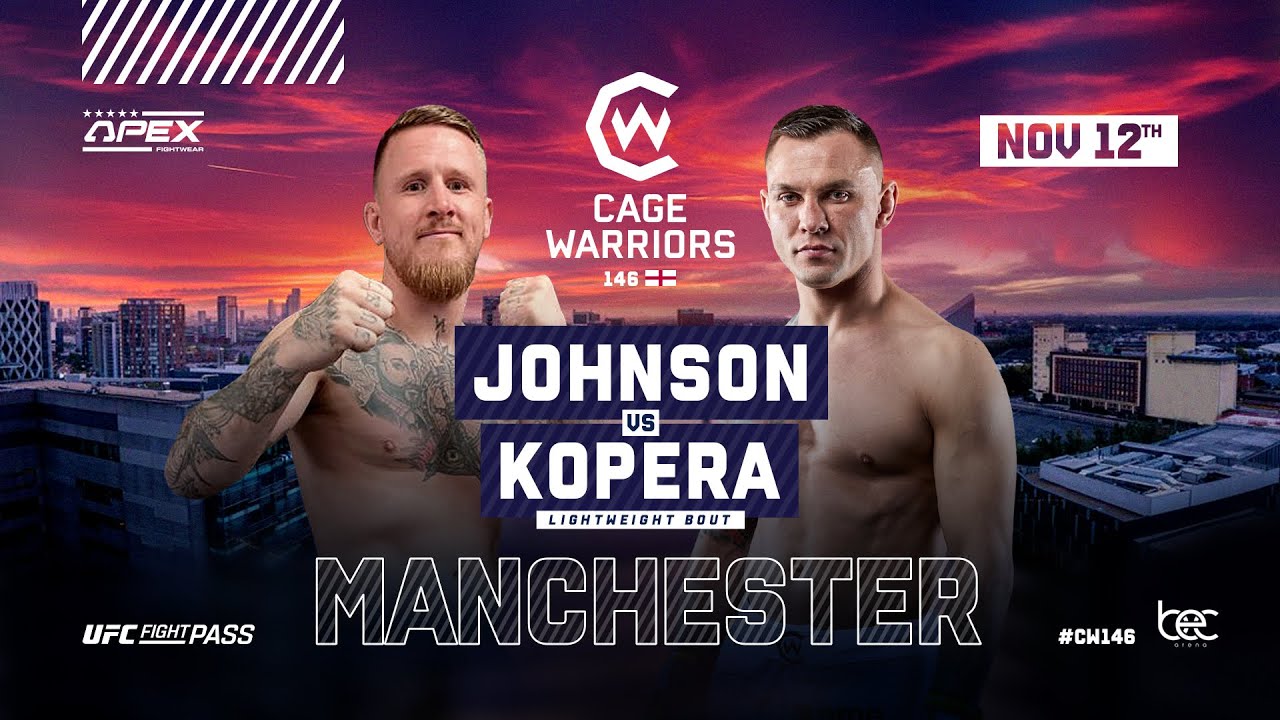 CW 146: Aaron Johnson vs Łukasz Kopera backdrop