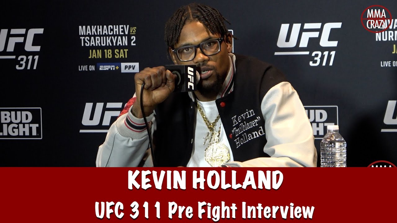 Kevin Holland on Reinier de Ridder “He fades & gives it away, just keep on losing” | UFC 311