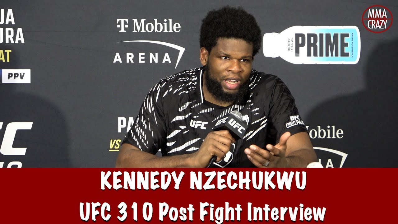 Kennedy Nzechukwu on TKO win talks about Light heavyweight compromising his health | UFC 310 background