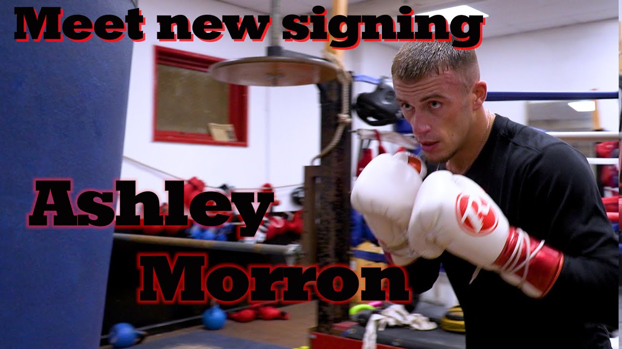 Meet new welterweight signing Ashley Marron who makes his pro debut on March 11th in Bolton. background