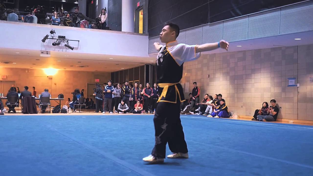 Tae Shin Lee - Adv Traditional Barehand - 2016 Wushu Collegiates @ Columbia background