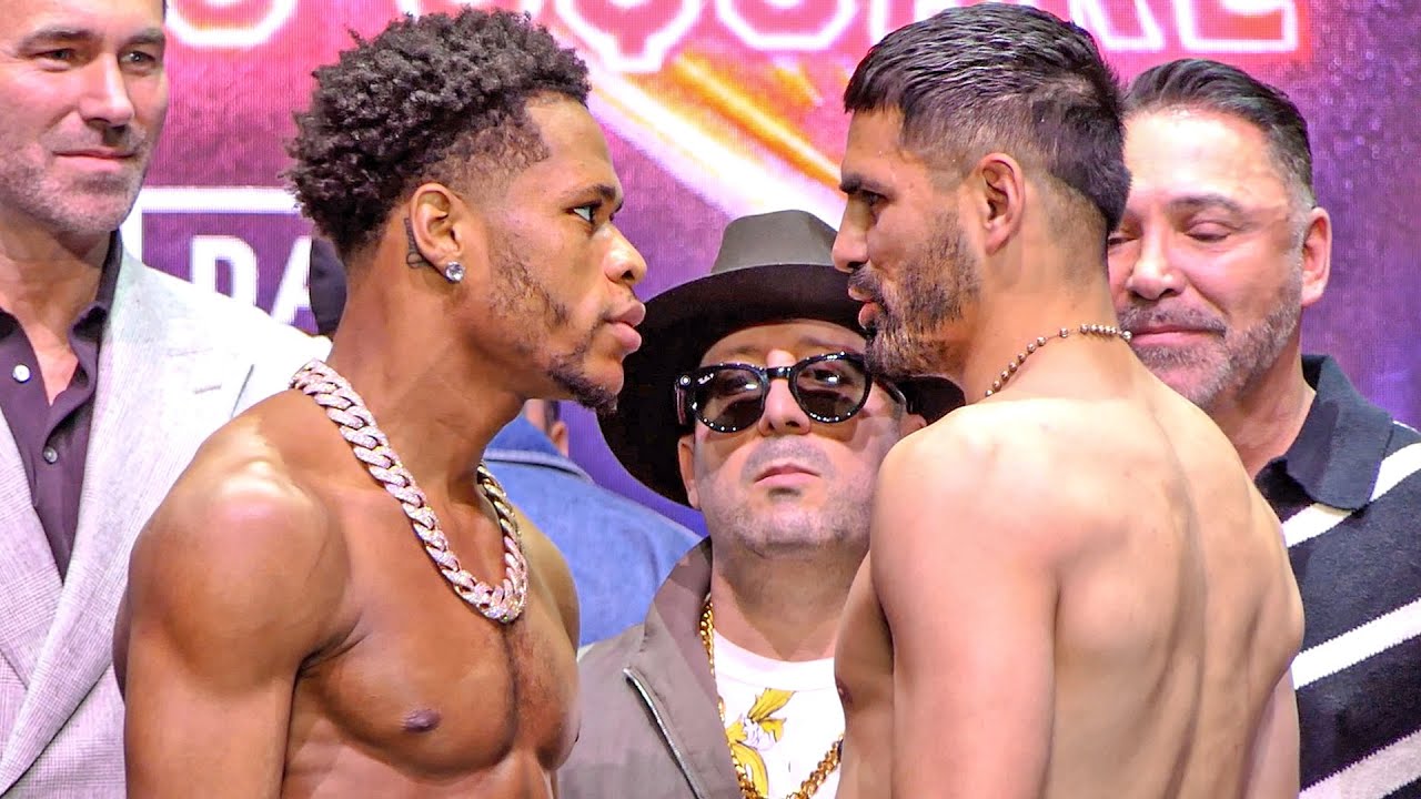 Devin Haney vs. Jose Ramirez • FULL WEIGH IN & FACE OFF | DAZN Boxing background