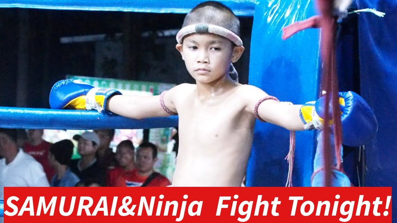 คุยกันก่อนชกครับFight Tonight! SAMURAI&Ninja! 今夜決戦!!サムライとニンジャ!! backdrop