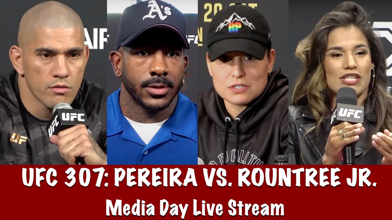 UFC 307: Pereira vs. Rountree Jr. Media Day Live Stream