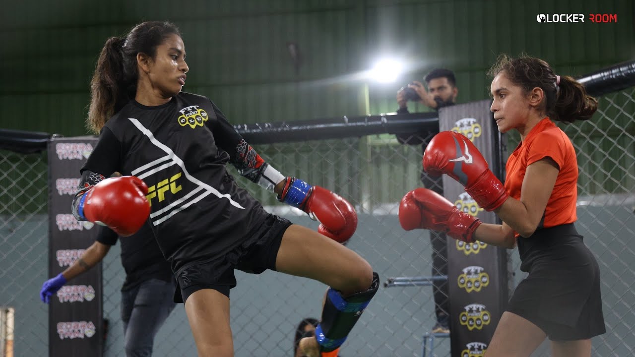 Vidya Nair vs. Angel Patil | K1 Bout | Warrior's Dream Series | Pune | Kickboxing Fight | India backdrop