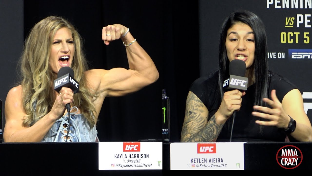 Kayla Harrison vs. Ketlen Vieira Press Conference Highlights UFC 307