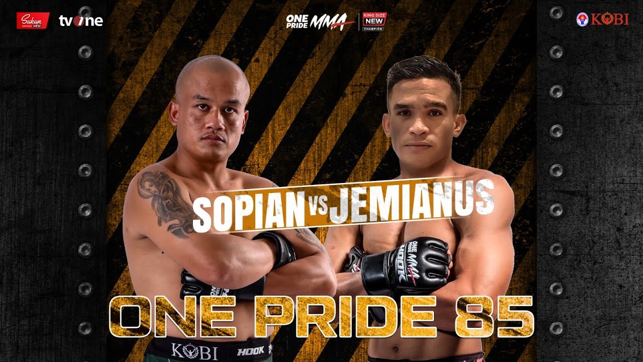 SOPIAN VS JEMIANUS PANDAKAN | FULL FIGHT ONE PRIDE MMA 85 KING SIZE NEW #10 JAKARTA