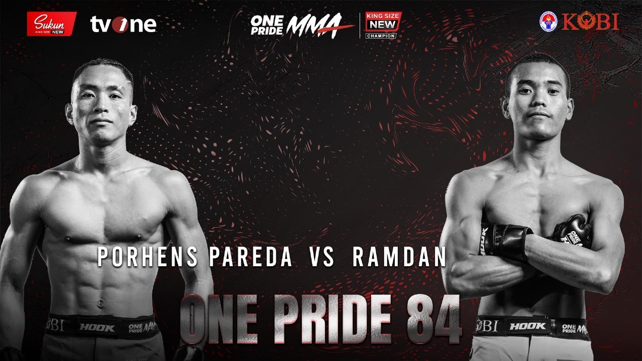 PORHENS PAREDA VS RAMDAN | FULL FIGHT ONE PRIDE MMA 84 KING SIZE NEW #9 BANDUNG