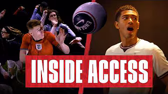 Kane, Bellingham, Saka react to the England men's 2026 kit 👀 Behind the scenes shoot | Inside Access