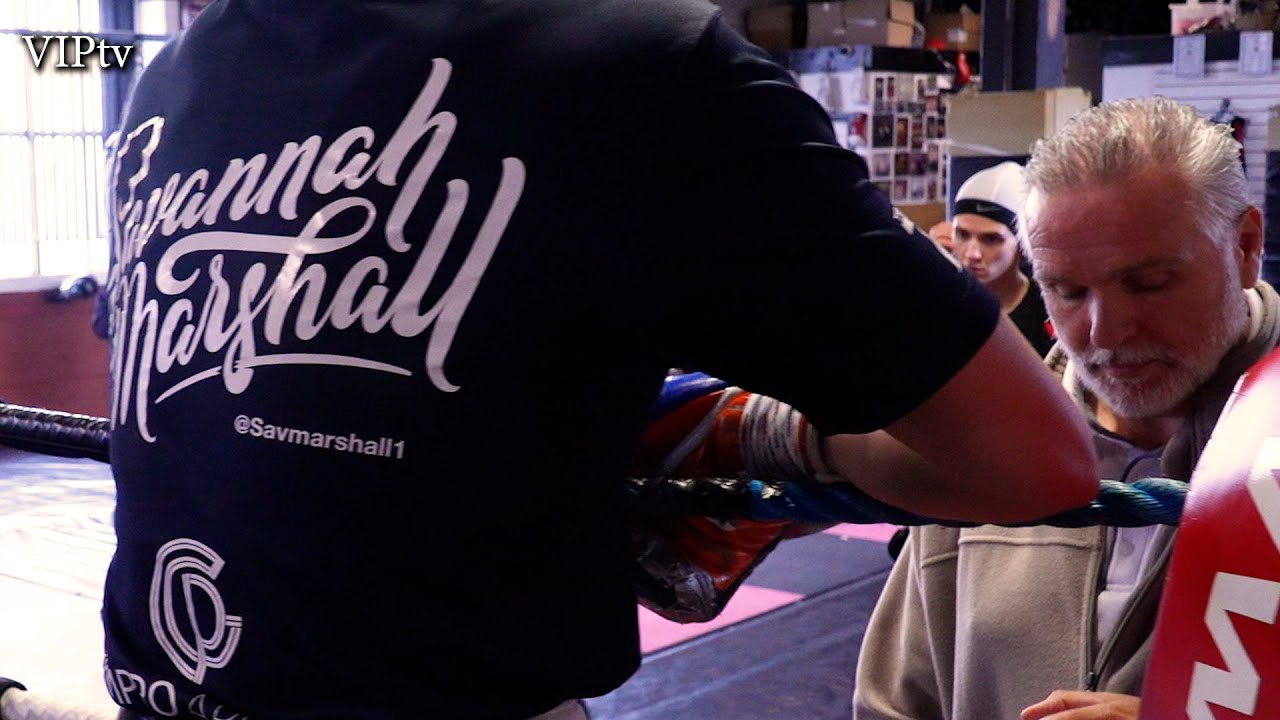 Peter Fury talks Savannah Marshall plus a new group of young fighters in his gym a update on Hughie