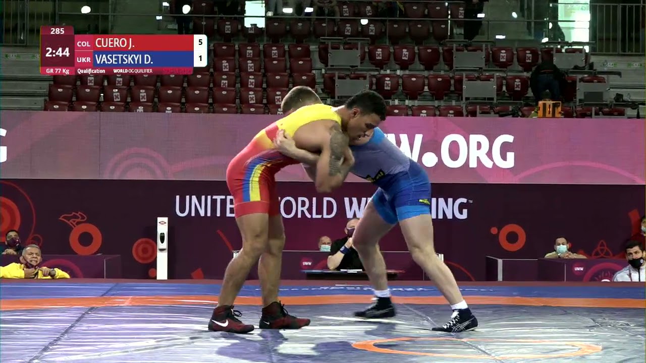 Qual. GR - 77 kg: J. CUERO MUNOZ (COL) v. D. VASETSKYI (UKR)