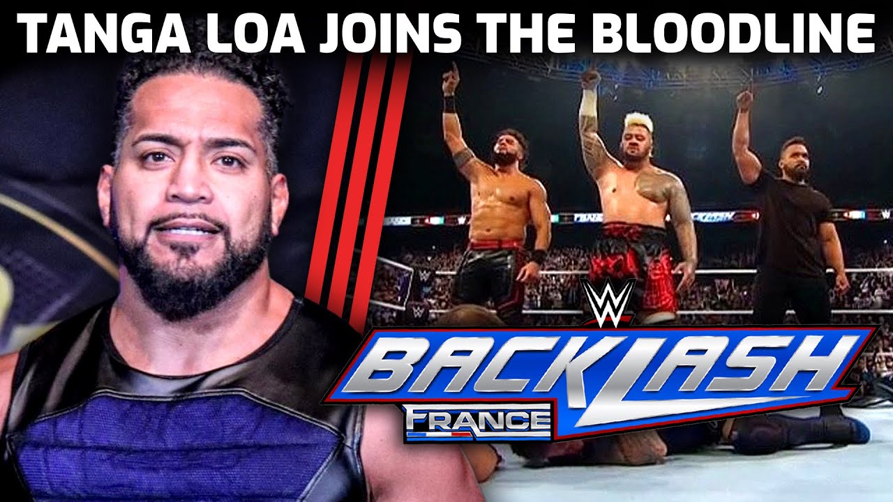 Guerillas of Destiny in WWE: Tanga Loa joins The Bloodline at Backlash background