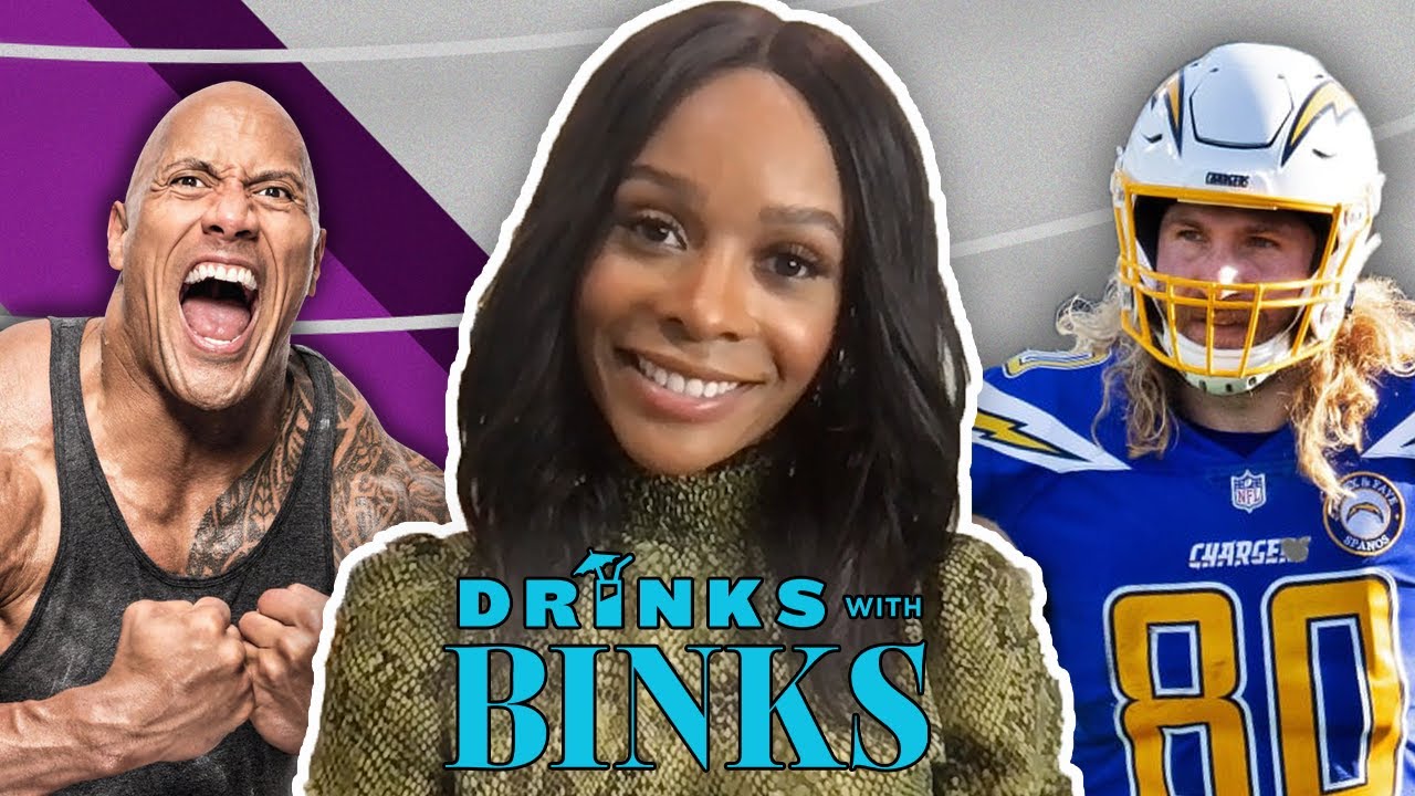 Zuri Hall Wants The Rock To Try The American Ninja Warrior Course & Her BF To Stop Eating So Much background