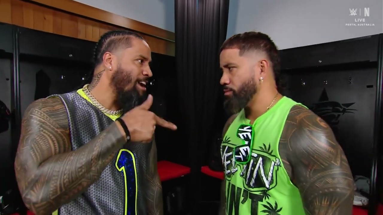 The Usos discuss what happened with Roman Reigns at Crown Jewel | Raw Oct 13, 2025