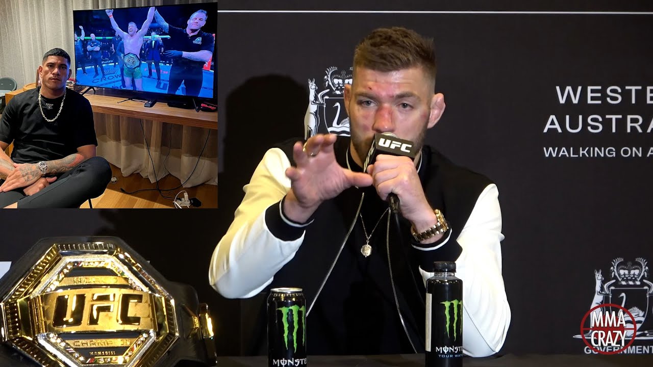 Dricus Du Plessis will fight Alex Pereira at 205lb "You DO NOT want to be in there with me" background
