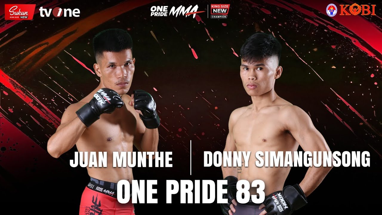 KERAS! JUAN MUNTHE VS DONNY SIMANGUNGSONG | FULL FIGHT ONE PRIDE MMA 83 KING SIZE NEW #8 YOGYAKARTA background