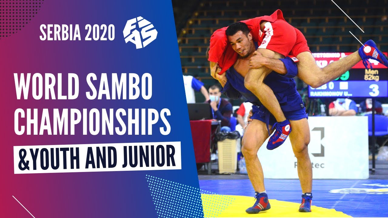 World SAMBO Championships (Youth, M, W, Combat SAMBO) 2020. Day 4. Mat 2 background