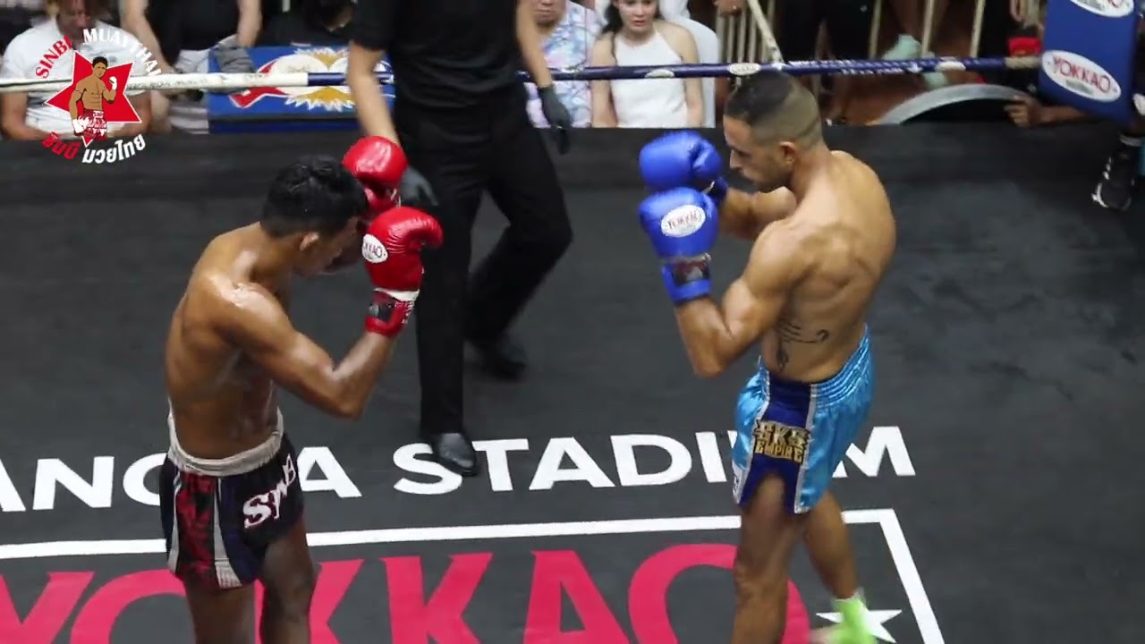 Kru Saeng Kaeng SinbiMuayThai fights on Sinbi Birthday Show at Bangla Stadium, 21st Steptember 2022