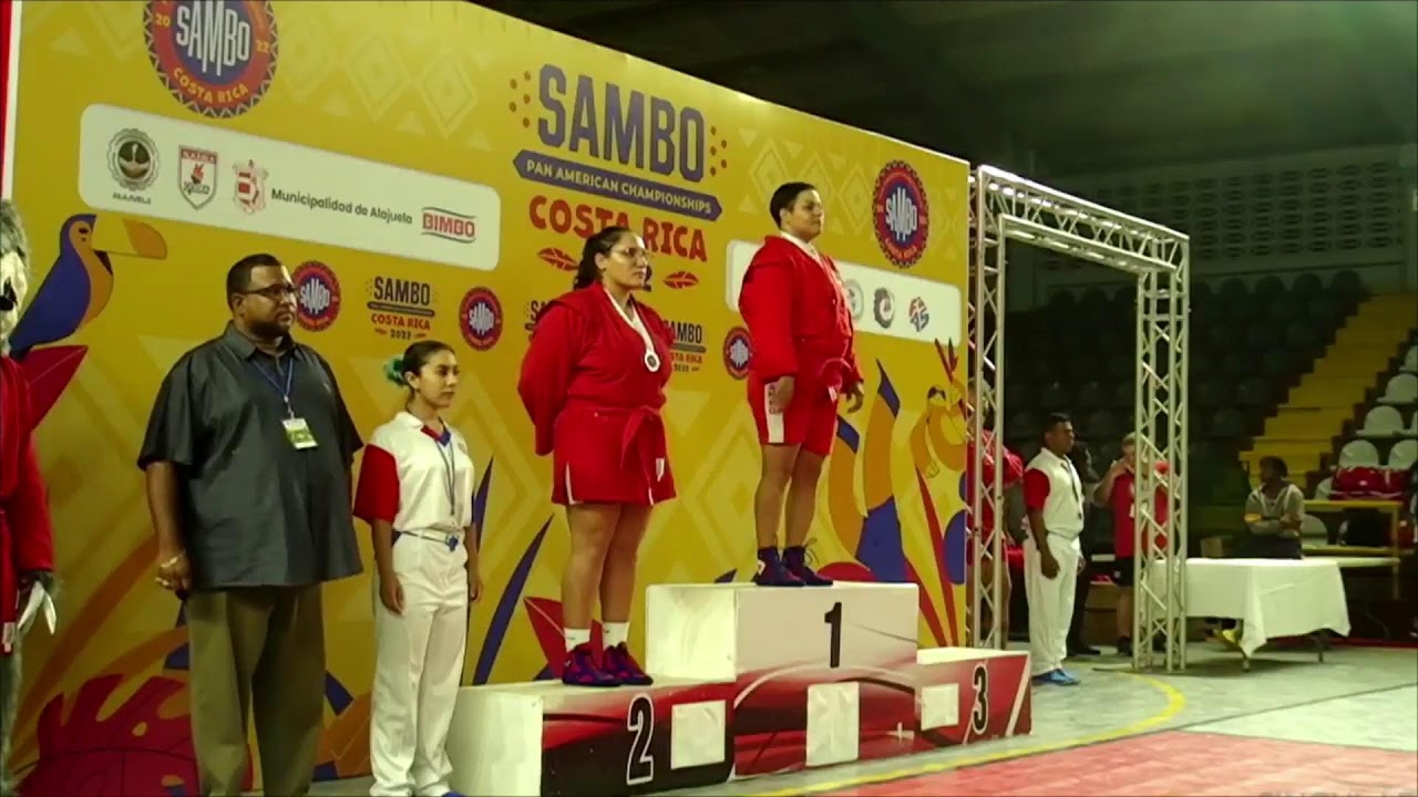Campeonato Panamericano de SAMBO 2022. Día 1. Final backdrop