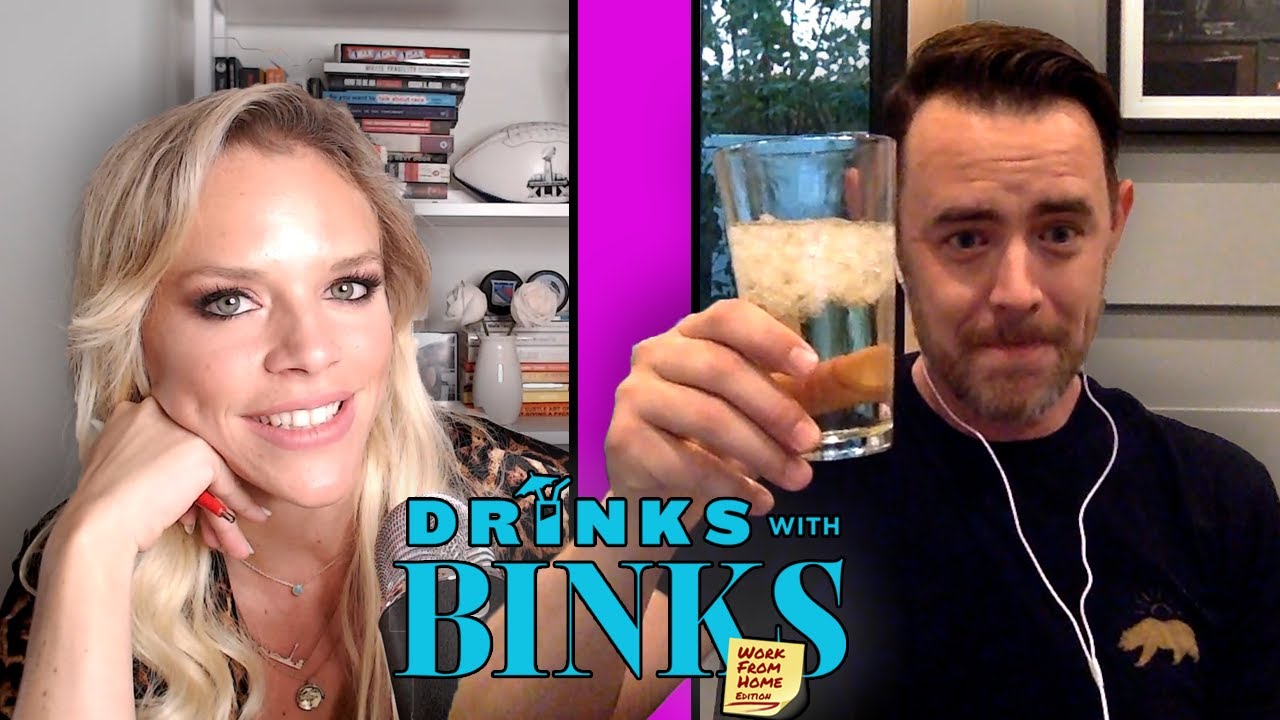 Colin Hanks Talks About His First Hockey Game And His LA Kings Fandom | Drinks with Binks background