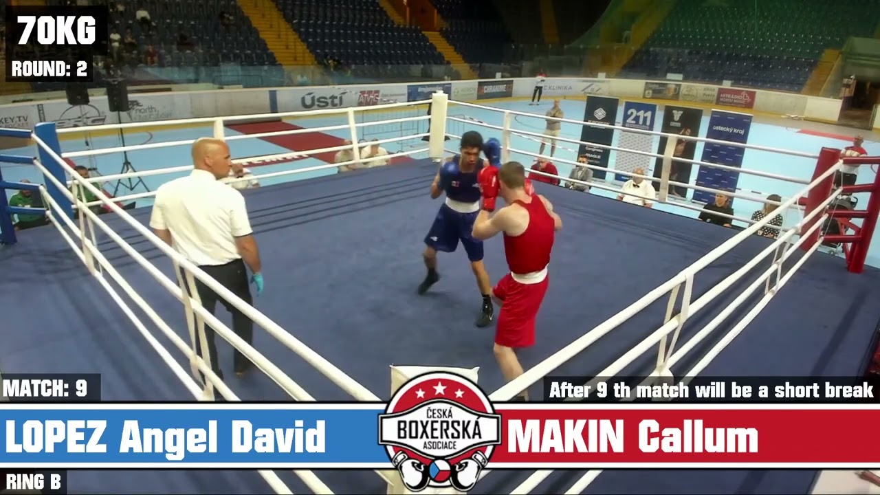 Callum Makin (ENG) vs. David López (MEX) Grand Prix Ústí nad Labem 2025 SF's (70kg)