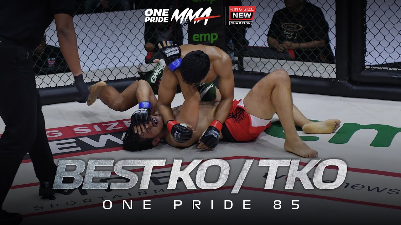 WAJAH DITUMBUK SAMPAI BONYOK !! BEST KO/TKO ONE PRIDE MMA 85 | KILAS BALIK 2024