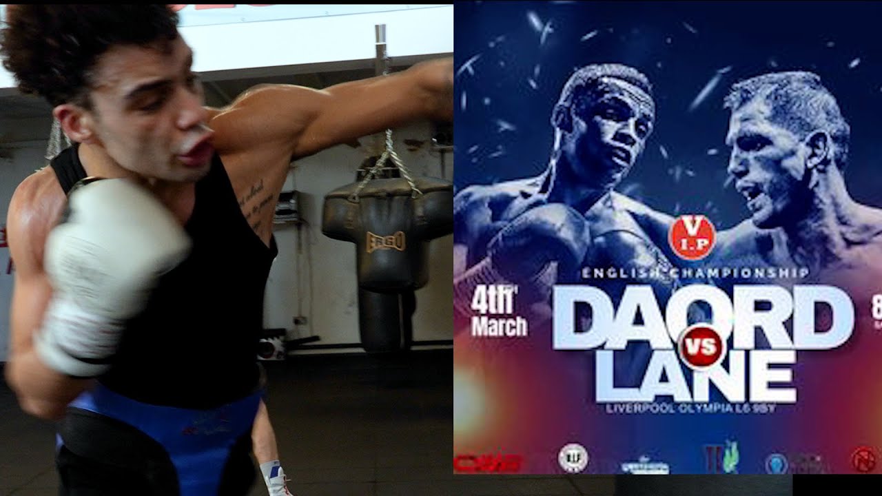 Exciting Super Flyweight Brandon Daord fights for the Vacant English title against Ashley Lane background