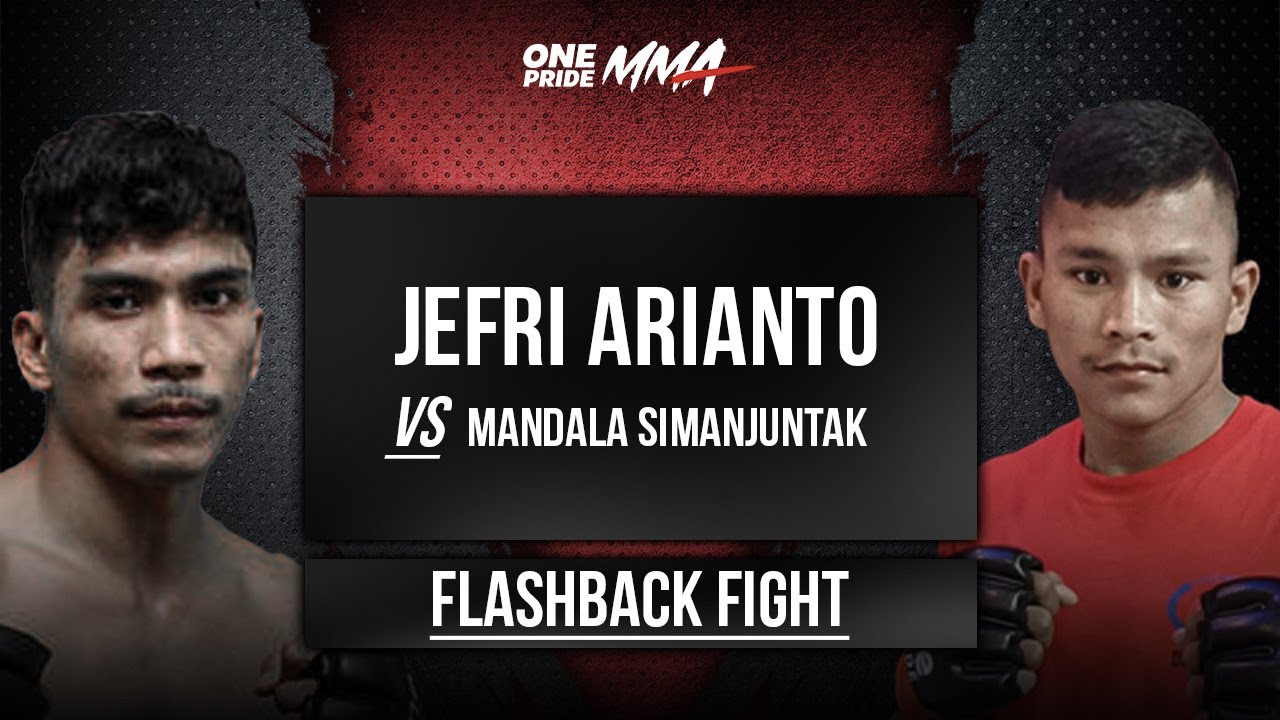 LEHER DICEKIK NYARIS PINGSAN !! JEFRI ARIANTO VS MANDALA SIMANJUNTAK | ONE PRIDE MMA background