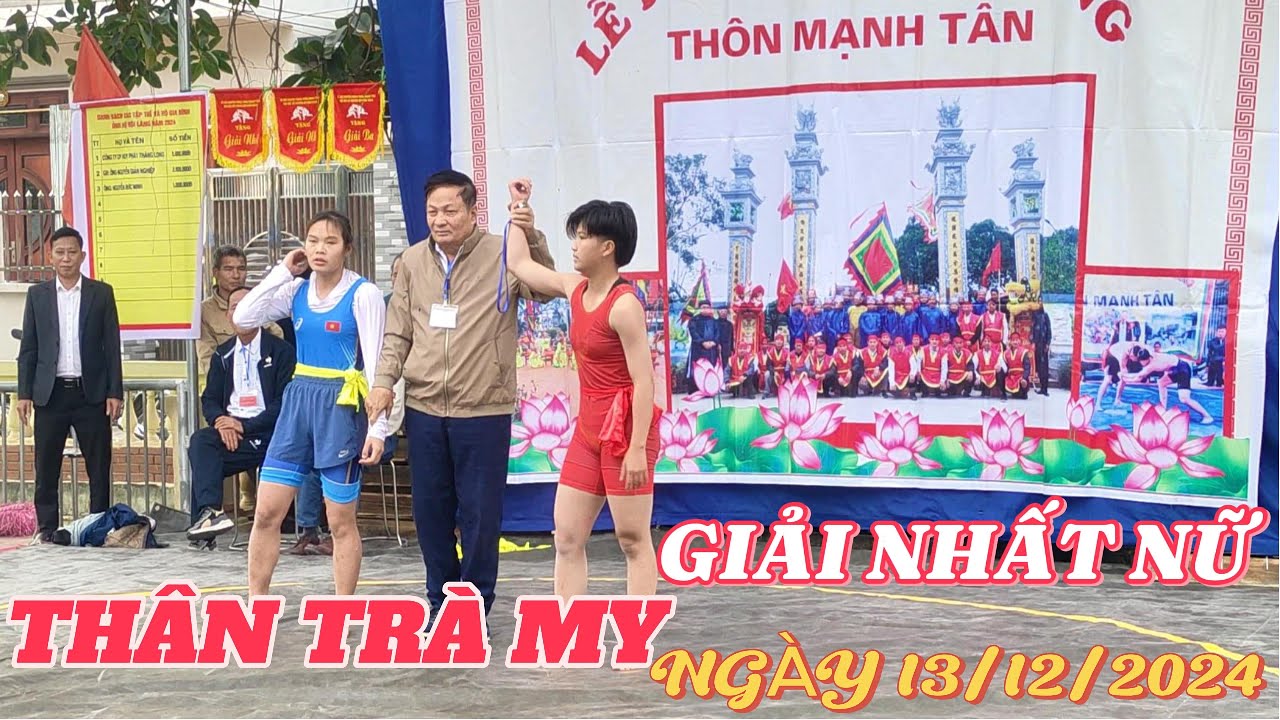 GIẢI NHẤT NỮ hội làng MẠNH TÂN ngày 13/12/2024 background