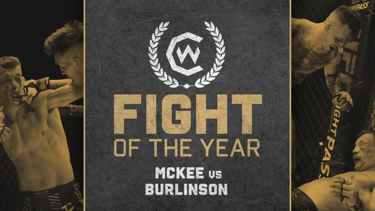 2022 Fight of the Year | Rhys McKee vs Justin Burlinson | FREE FIGHT | CW 153