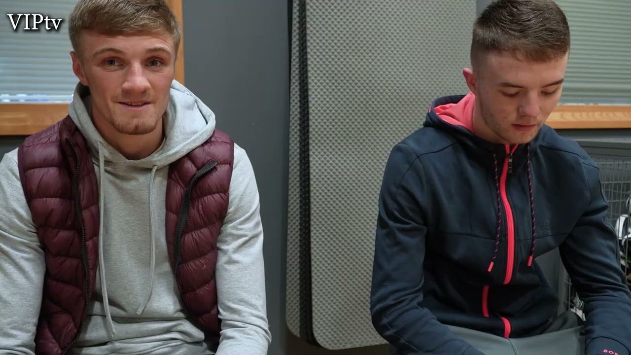 Ricky hatton's exciting young boxers Jack Murphy and Bayan Khalil make their pro debut together background