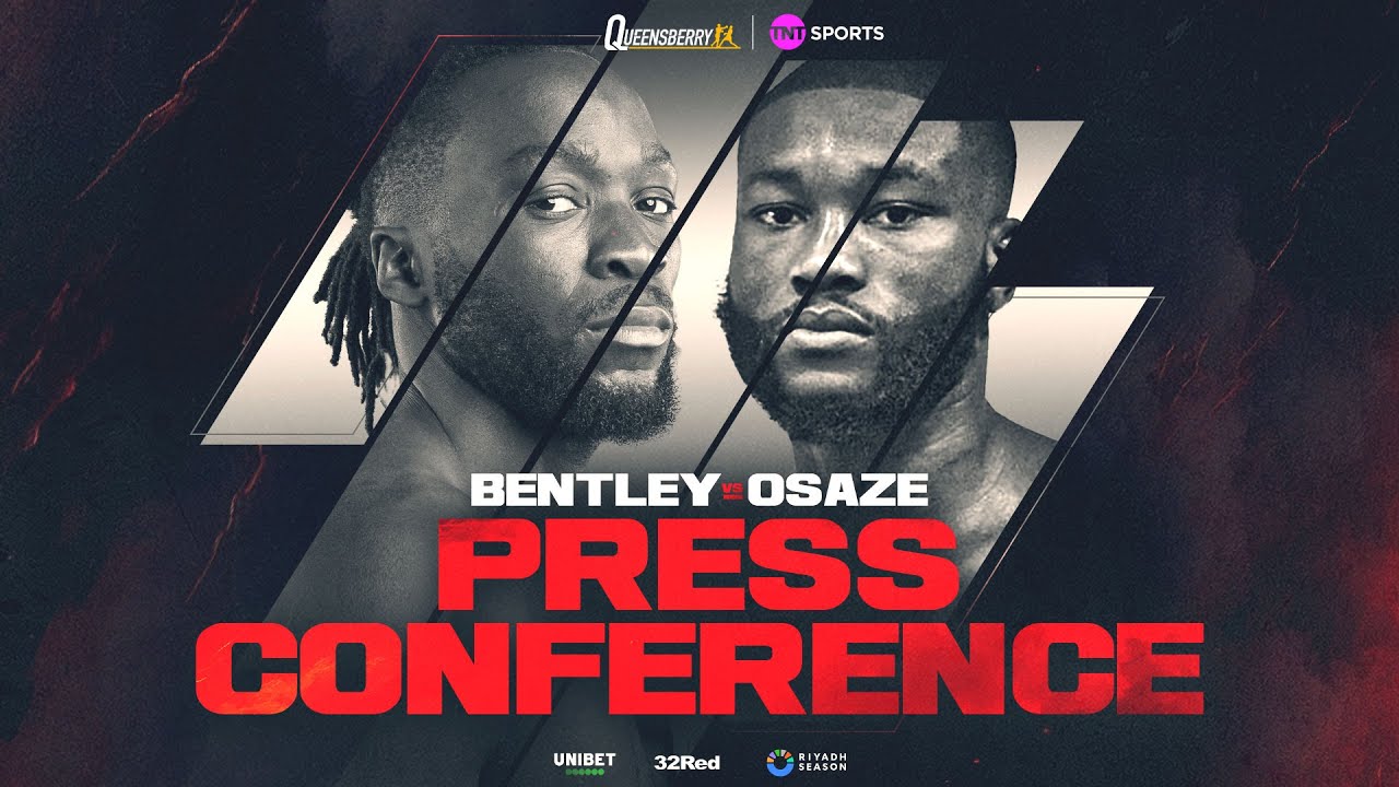 LIVE: Denzel Bentley vs Derrick Osaze Press Conference | WBO International Middleweight title fig... background