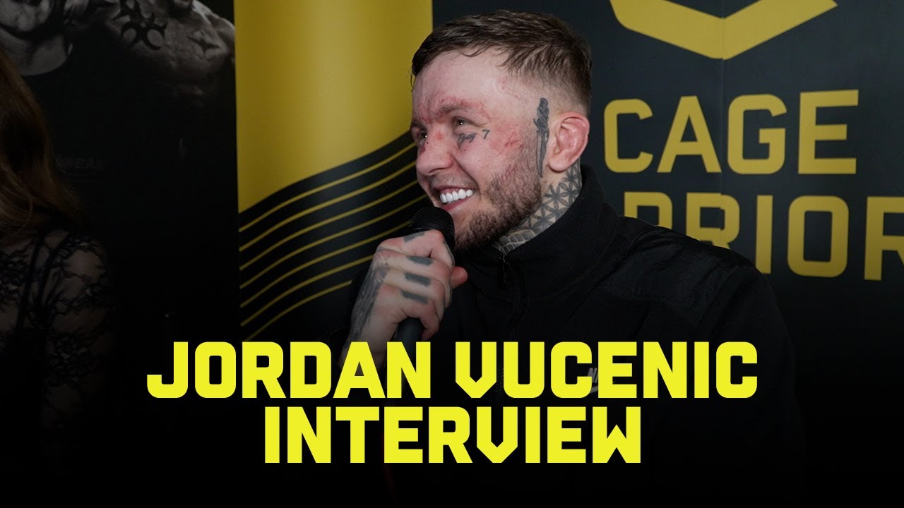 Jordan Vucenic: CW 150 post-fight interview background