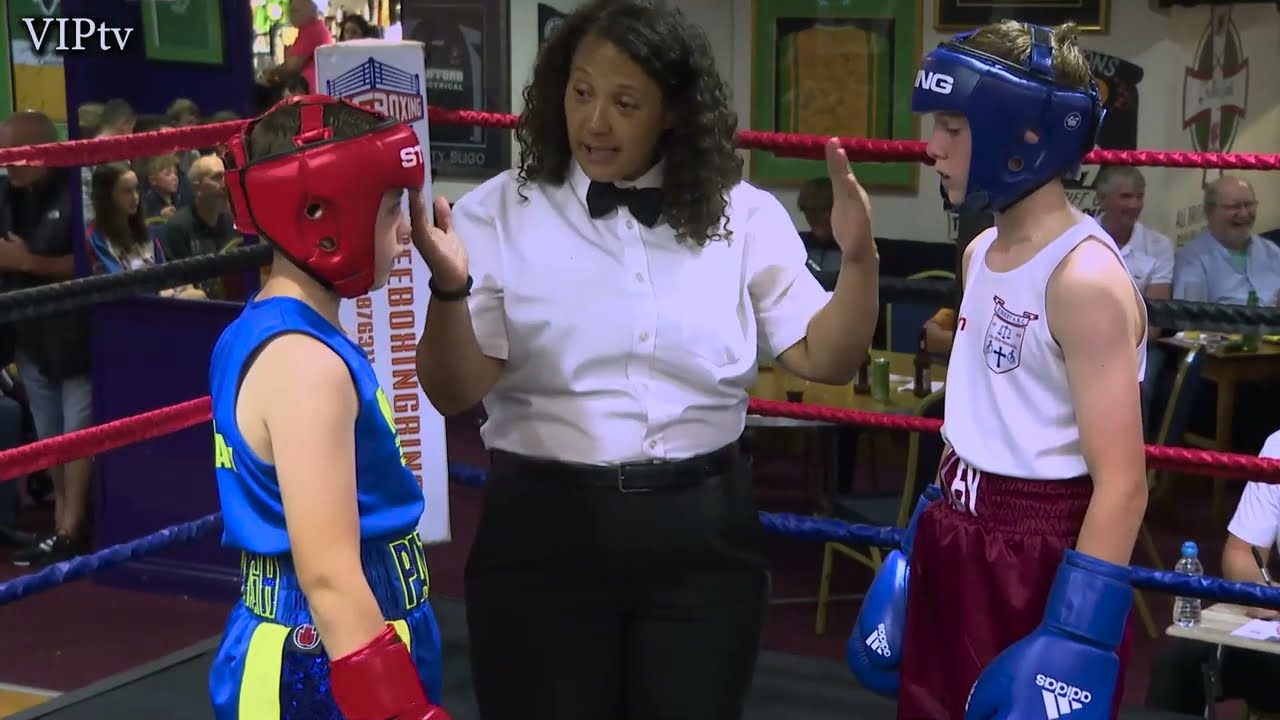 42kg Schools Patrick McDonagh (Ardwick Lads ABBC) v Nathan Jones (Kirby ABC) background