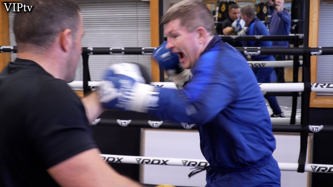 Ricky Hatton 'I've not done back to back training camps for 10 years Ricky Fatton is gone' background