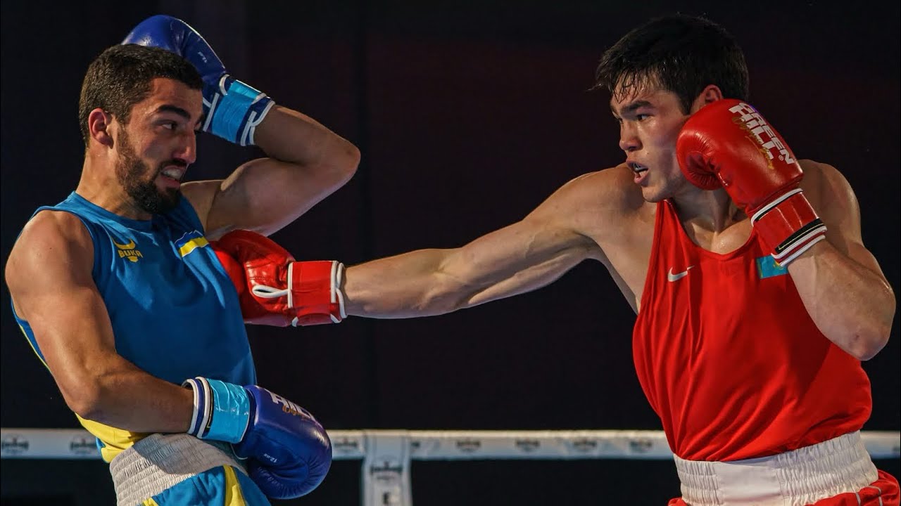 Dzhamal Kuliiev (UKR) vs. Sabirzhan Akkalykov (KAZ) Eindhoven Box Cup 2025 SF's (75kg) background