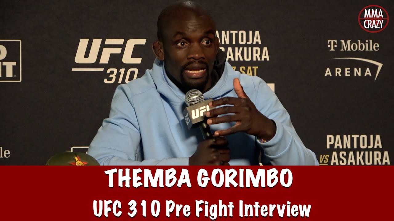 Themba Gorimbo WARNS Vicente Luque “This fight will be a WAR...I’m DANGEROUS” background