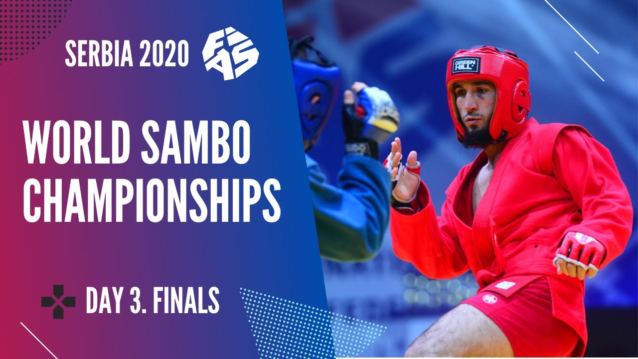 World SAMBO Championships 2020. Day 3. Finals background