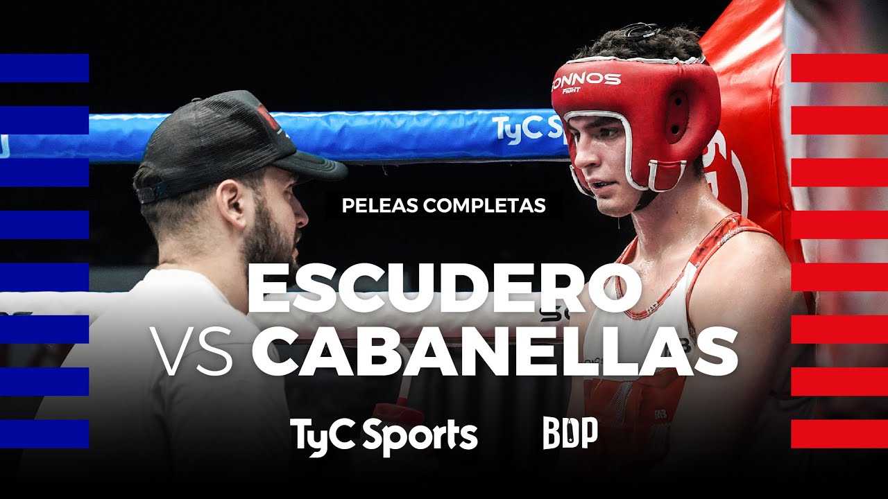 Benjamín Escudero vs. Felipe Cabanellas - Boxeo de Primera Promocional - TyCSports Play
