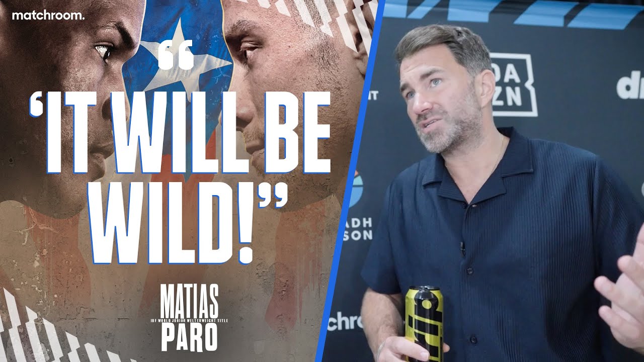 “You Need To Take Subriel Matias To Dark Places” - Eddie Hearn On Matias Vs Paro background