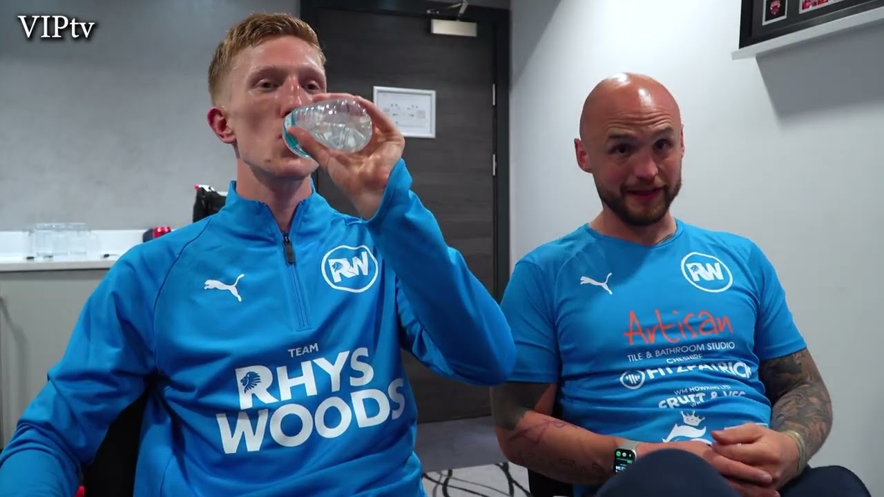 Rhys Woods wins a great fight with late replacement James McCarthy who's no journeyman.