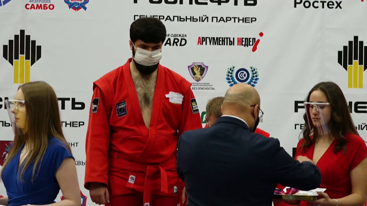 World SAMBO Cup Kharlampiev Memorial 2020. Day 1. Finals backdrop
