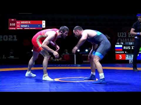 1/8 FS - 79 kg: K. IAKHIEV (RUS) v. S. DIANA (ITA)