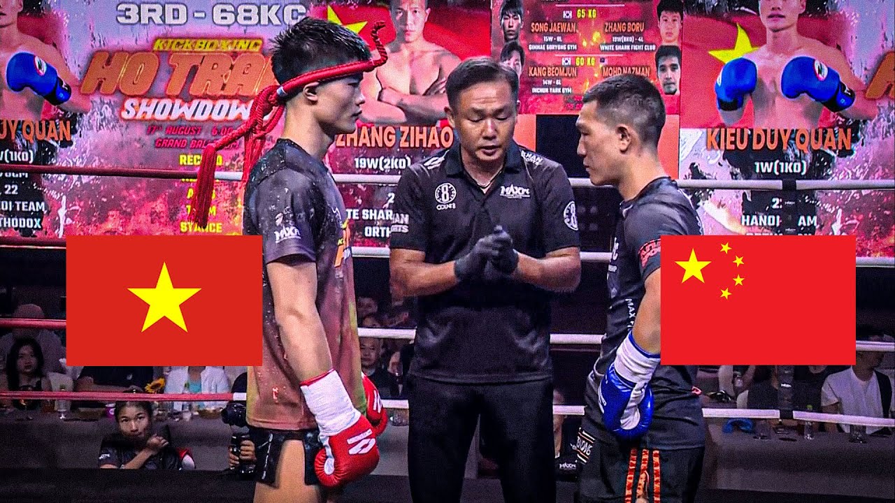 Ngỡ ngàng 25 phút đại chiến giữa Kiều Duy Quân và tay đấm cứng cựa Trung Quốc | Tự hào Việt Nam background