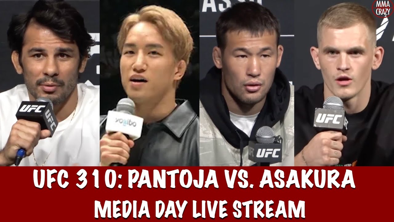 UFC 310: Pantoja vs. Asakura Media Day Live Stream