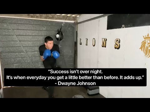 My lockdown training - boxer Ellis Trowbridge